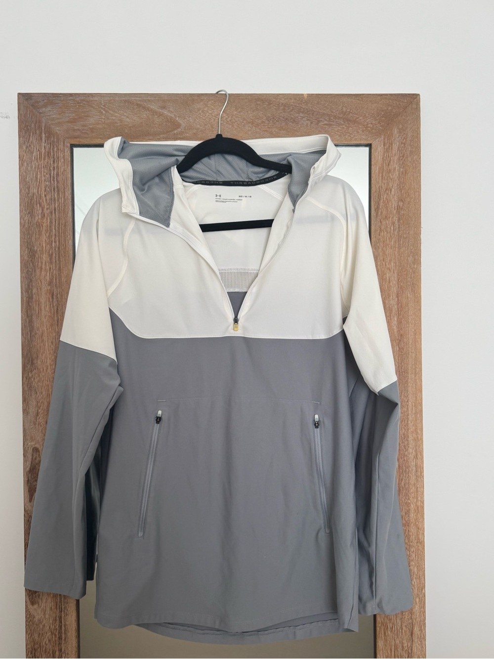 Under Armour Light Cream Hooded Zip Jacket